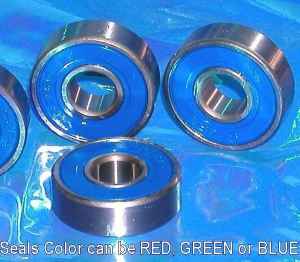 Skateboard Bearing ABEC-7 inline Skate, rollerblade hockey Bearing (Just one Bearing 608-2RS):vxb:Ball Bearing