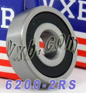 10 Bearing 6200RS 10x30x9 Sealed:vxb:Bearing