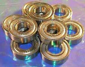 10 Bearing 6204ZZ 20x47x14 Shielded:vxb:Ball Bearings