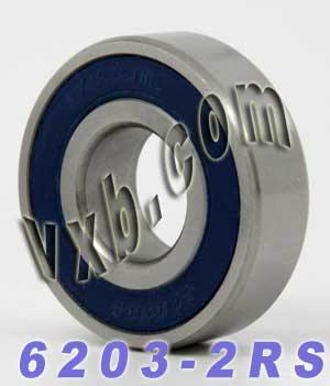 10 Sealed Bearing 6203RS 17x40x12:vxb:Ball Bearing