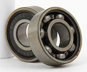 10 Bearing 6203Z 17x40x12 Single Shielded:vxb:Ball Bearings