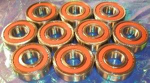 10 Snowmobile Bearing 6204 2RS 20x47x14 Sealed