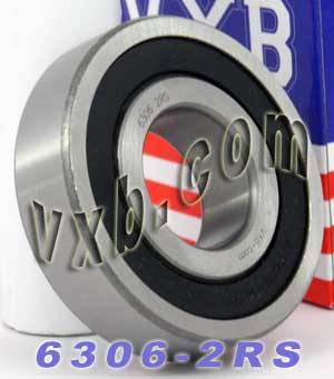 6306-2RS Bearing 30x72x19 Sealed