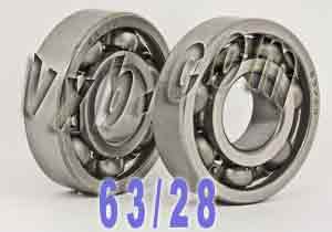 2 Bearing 63/28 28x68x18 Open