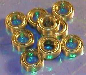 10 Bearing 4x7 Shielded 4x7x2.5:vxb:Ball Bearing