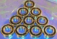 10 Bearing 6902-2RS 15x28x7 Sealed