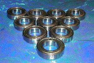 10 Bearing 6903ZZ 17x30x7 Shielded:vxb:Ball Bearings