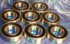 8 Bearing 6205-2RS 25x52x15 Sealed