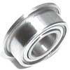 3/32" Slot Car Flanged Bearing:Ceramic:ABEC-7:Stainless