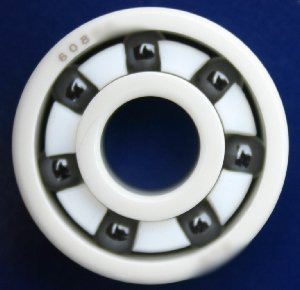 Full Ceramic Sealed Skate Bearing 608RS 8x22x7:vxb:Ball Bearings