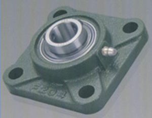 7/8" Mounted Bearing UCF205-14 + Square Flanged Cast Housing