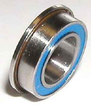 Flanged Bearing SFR156-2RS 3/16"x5/16"x1/8" Ceramic:Stainless:Sealed