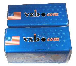 16 Sealed Skateboard Bearing:Black:ABEC-7:vxb:Ball Bearings