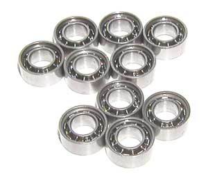 10 Bearing R133 3/32"x3/16"x1/16":Open