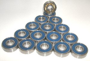 16 ABEC-7 inline Skate Sealed Bearing:Bronze Cage