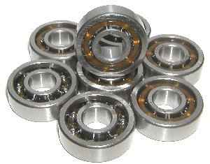 8 ABEC-7 Skateboard Bearings:Nylon Cage:Open:vxb:Bearing