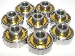 Lot of 8 Shielded Extended Bearing 1/4"x22x7