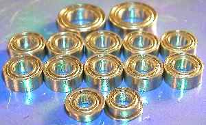 Kyosho Optima Set of 16 Bearing:vxb:Ball Bearings