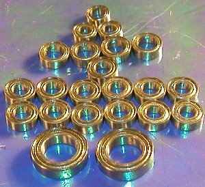 Set 23 Bearing Associated RC10 GT/ST/Team