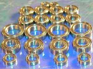 TAMIYA TA03 / TA03R Chassis Bearing 22 Bearings TA-03