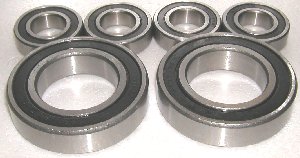 6 Bearing POLARIS Trail Blazer 250 ATV Bearing ATV:vxb:Ball Bearing