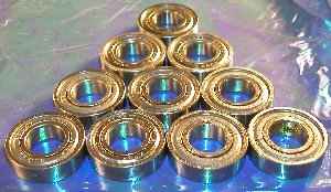 10 Bearing 6205ZZ 25x52x15 Shielded:vxb:Ball Bearing