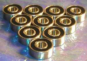 10 Bearing 1614-2RS 3/8"x1 1/8"x3/8" Sealed