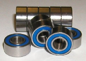 10 Bearing R188-2RS 1/4"x1/2"x3/16" Sealed