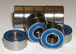 10 Bearing 693-2RS 3x8x4 Sealed