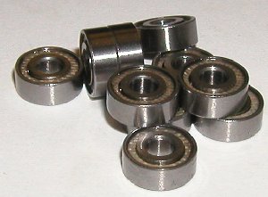 10 Bearing 5x9x3 Teflon Sealed:vxb:Ball Bearings