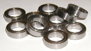 10 Bearing S695ZZ 5x13x4 Stainless:Shielded:ABEC3