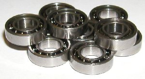 10 Bearing 5x9 Open 5x9x2.5:vxb:Ball Bearings