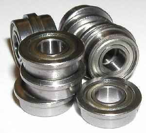 10 Flanged Bearing FR155ZZ 5/32"x5/16"x1/8" Shielded