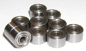 10 Bearing 602ZZ 2x7x3.5 Shielded