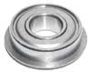 R6ZZNR Bearing 3/8"x7/8"x9/32" Shielded:Snap Ring