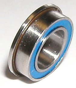 10 Flanged Bearing 8x16x5 Sealed:vxb:Ball Bearings