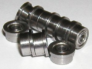 10 Flanged Bearing 2x5 Shielded 2x5x2.3