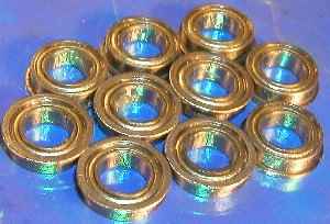 10 Flanged Bearing 6x10 Shielded 6x10x3:vxb:Ball Bearings