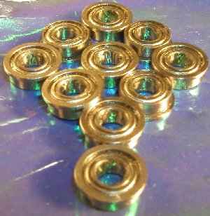 10 Flanged Bearing 4x8 Shielded 4x8x3:vxb:Ball Bearings