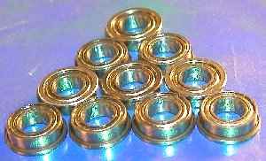 10 Flanged Bearing 5x9 Shielded 5x9x3