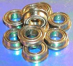 10 Flanged Bearing 5x9 Shielded 5x9x3:vxb:Ball Bearings