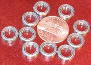 10 Bearing 6x10 Shielded  6x10x3:vxb:Ball Bearing