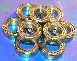 10 Bearing 10x19x7 Shielded:vxb:Ball Bearings