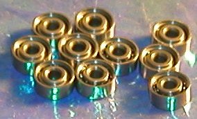 10 Bearing 2x6 Shielded 2x6x2:vxb:Ball Bearings