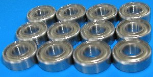 Bearing Set (12) For Traxxas Nitro 4 - TEC:vxb:Ball Bearings