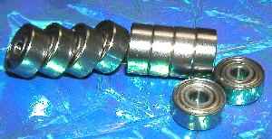 10 Bearing R4ZZ 1/4"x5/8"x0.196" Shielded