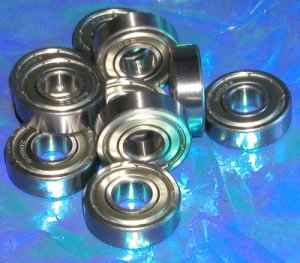 10 Bearing R4AZZ 1/4"x3/4"x9/32" Shielded